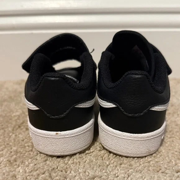 adidas Kids Black and White Sneakers - Picture 5 of 6